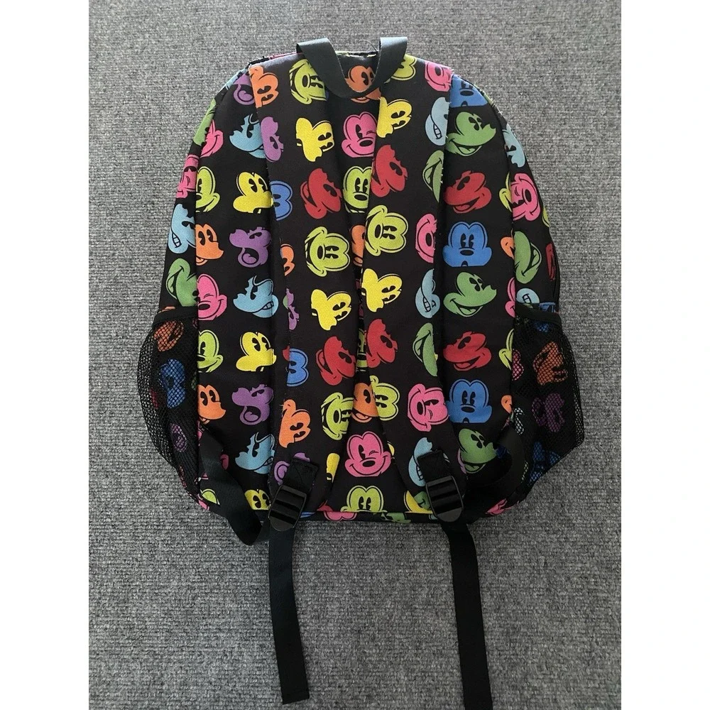 Walt Disney World Parks Large Backpack Colorful Mickey Mouse Silhouettes Rainbow